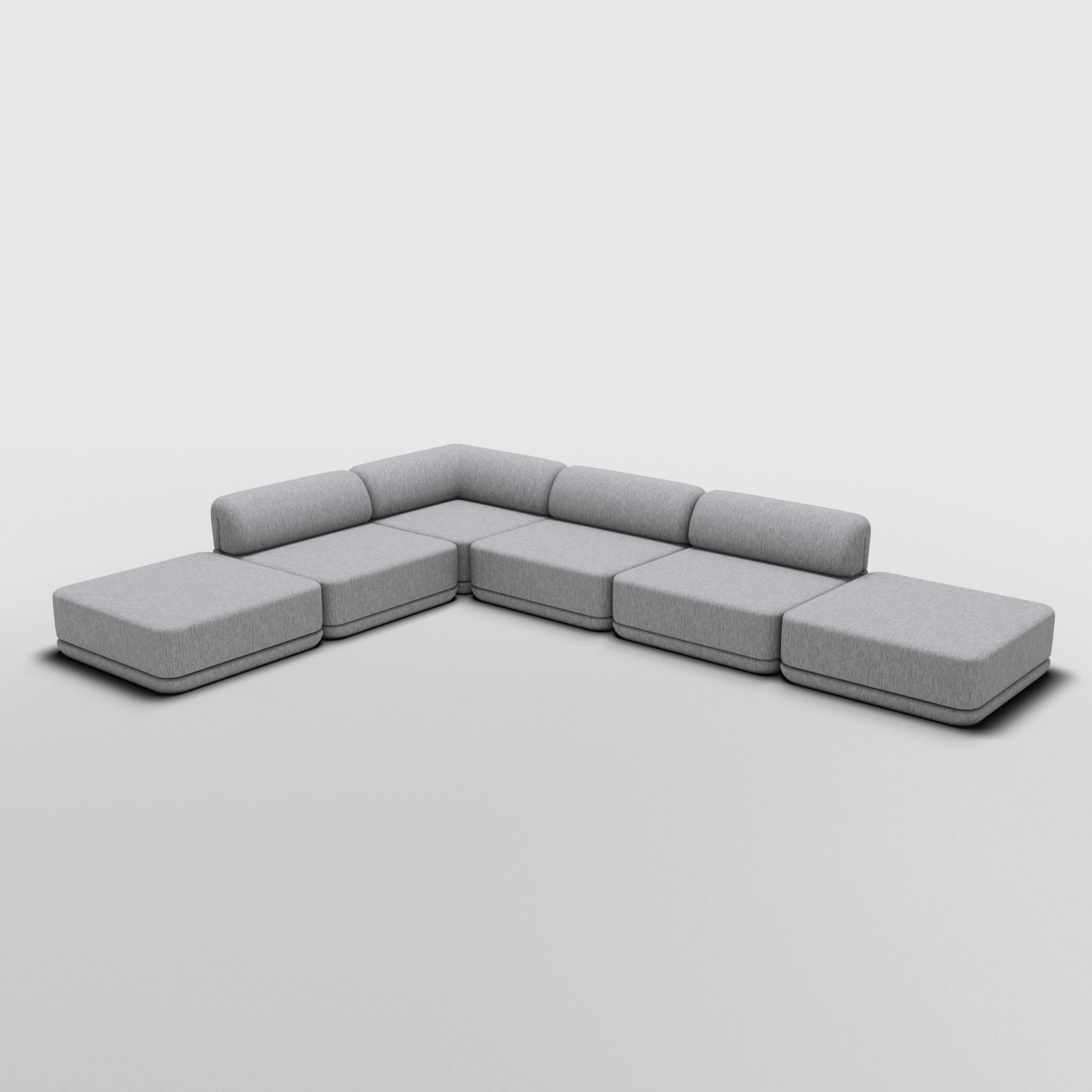 The Cube Sofa - Corner Lounge Ottoman Mix Sectional en vente 2