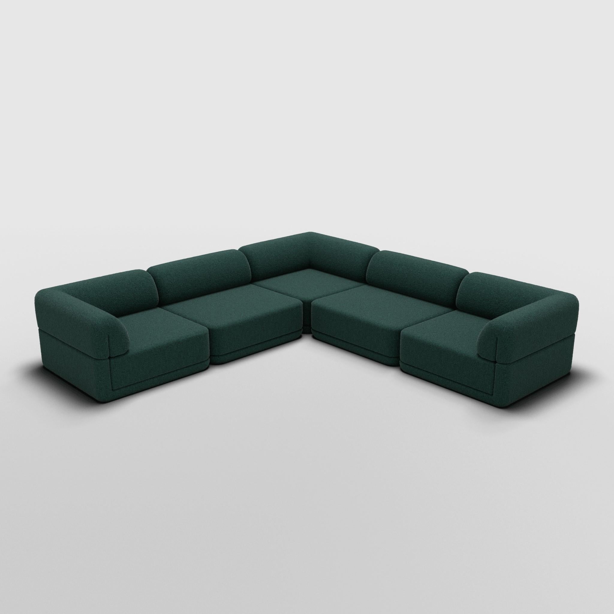 The Cube Sofa - Corner Lounge Sectional In New Condition For Sale In Ontario, CA