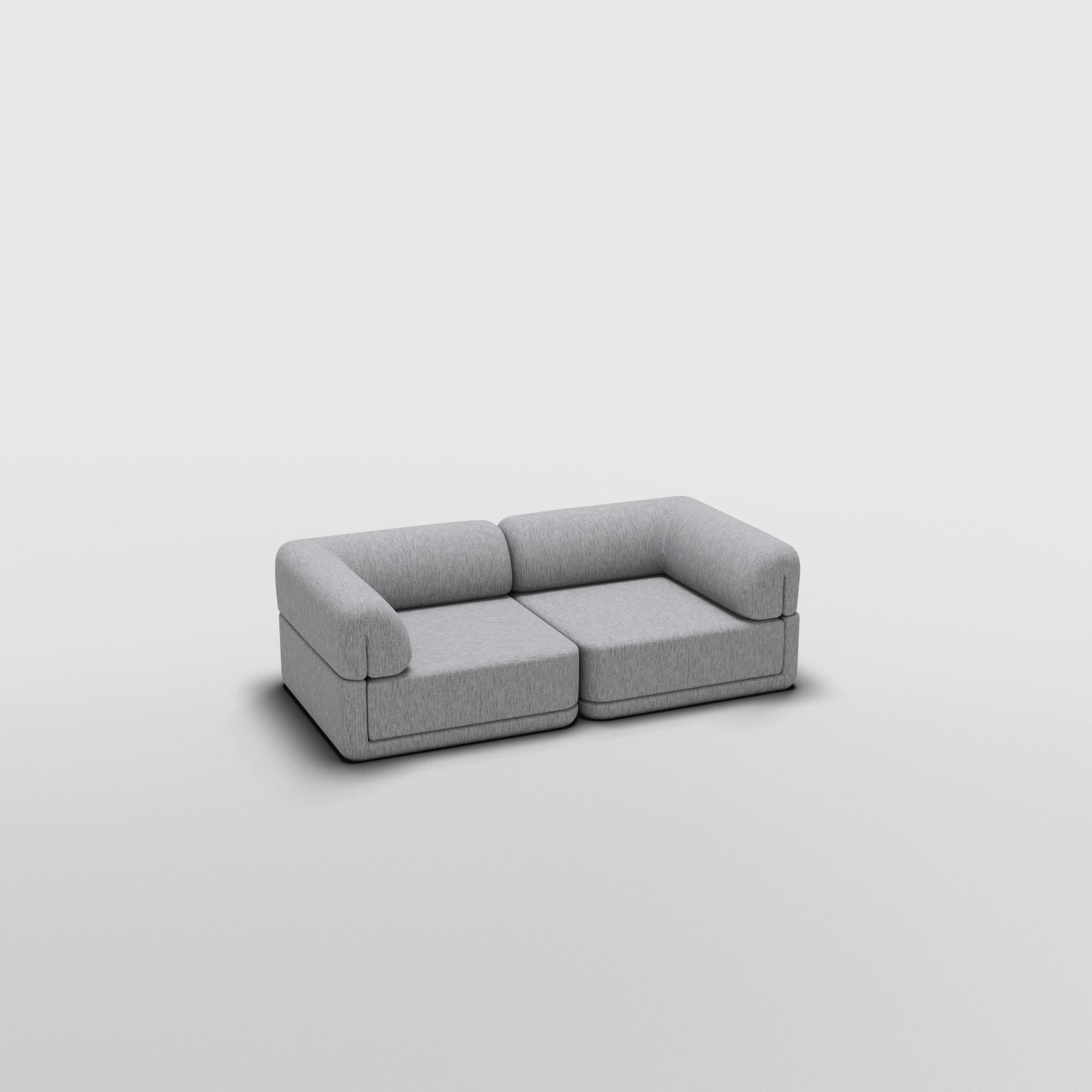 Das Würfel-Sofa – Eck-Lounge-Set (Bouclé) im Angebot