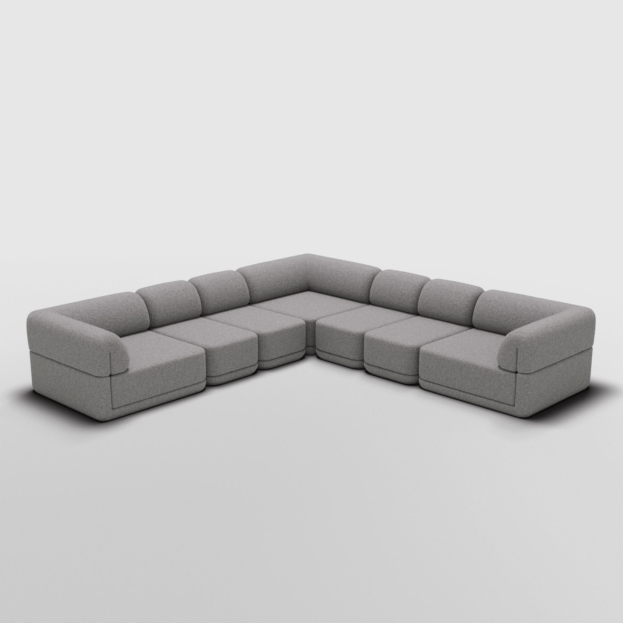 The Cube Sofa - Corner Slim Sectional For Sale 1