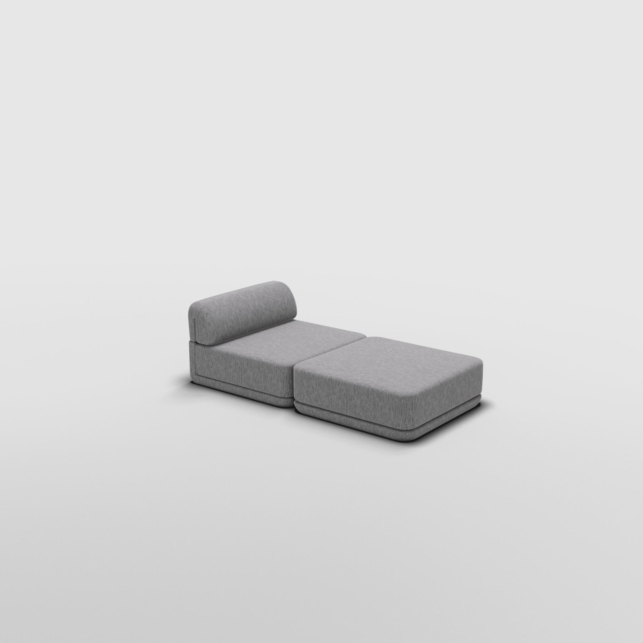 Contemporary The Cube Sofa - Lounge + Ottoman Set For Sale