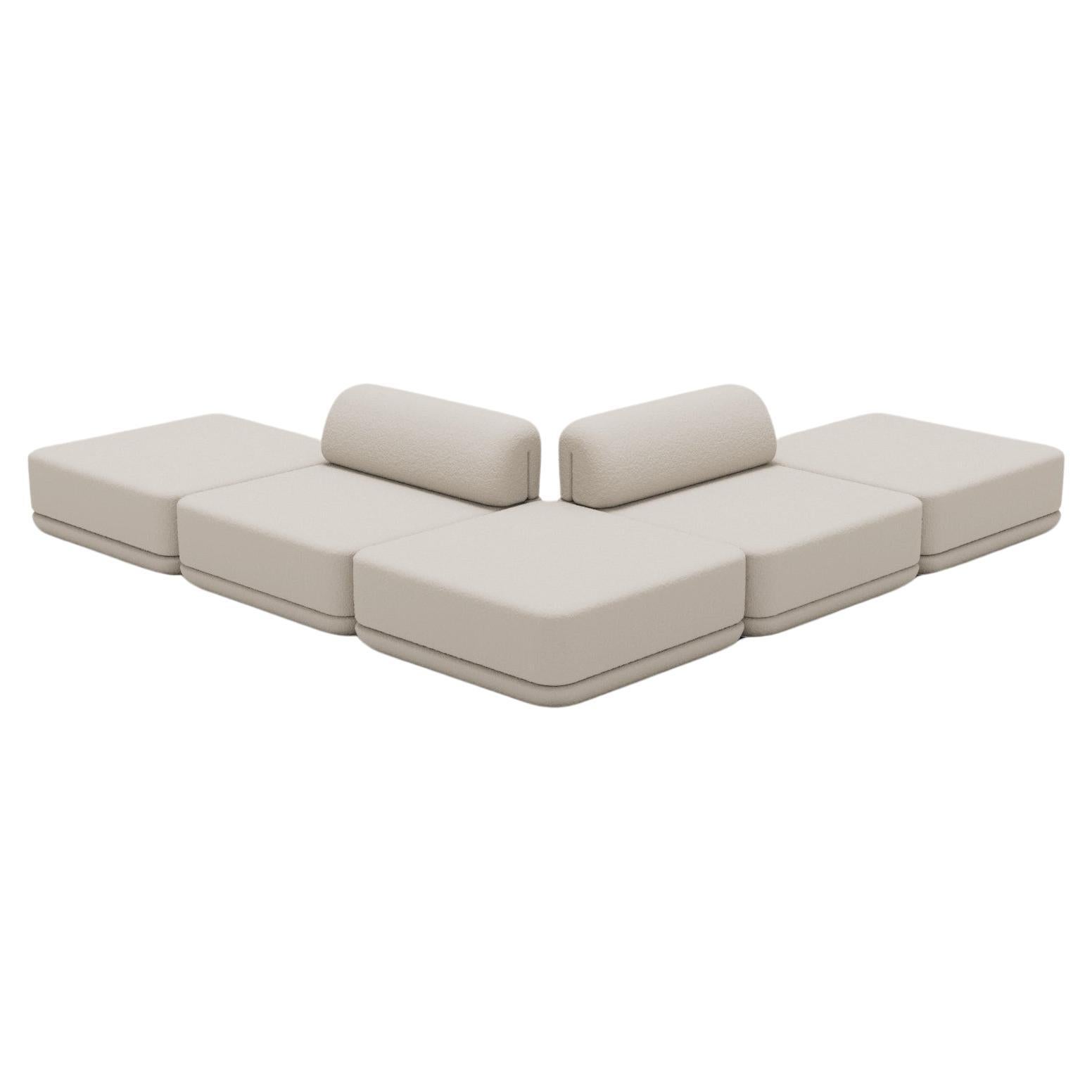 The Cube Sofa - Ottoman Mix Sectional For Sale