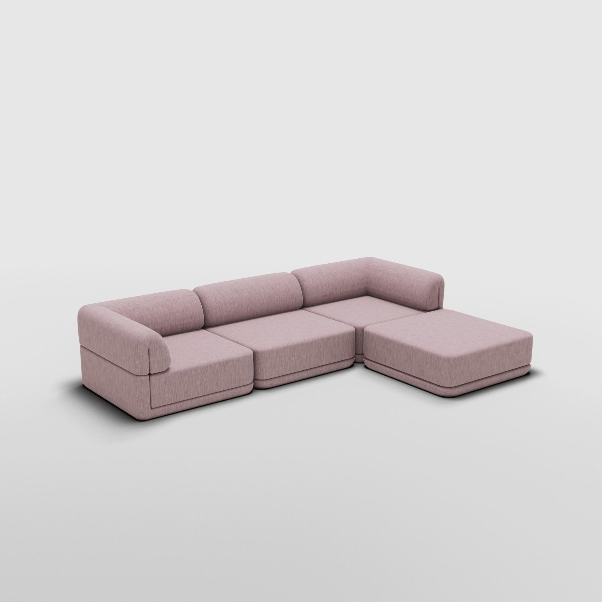 The Cube Sofa – Sofa-Lounge mit Ottomane im Zustand „Neu“ im Angebot in Ontario, CA