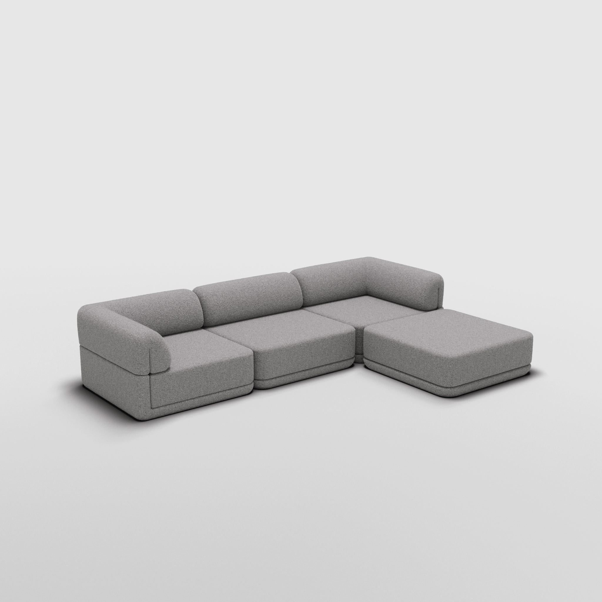 The Cube Sofa - Sofa Lounge with Ottoman For Sale 1