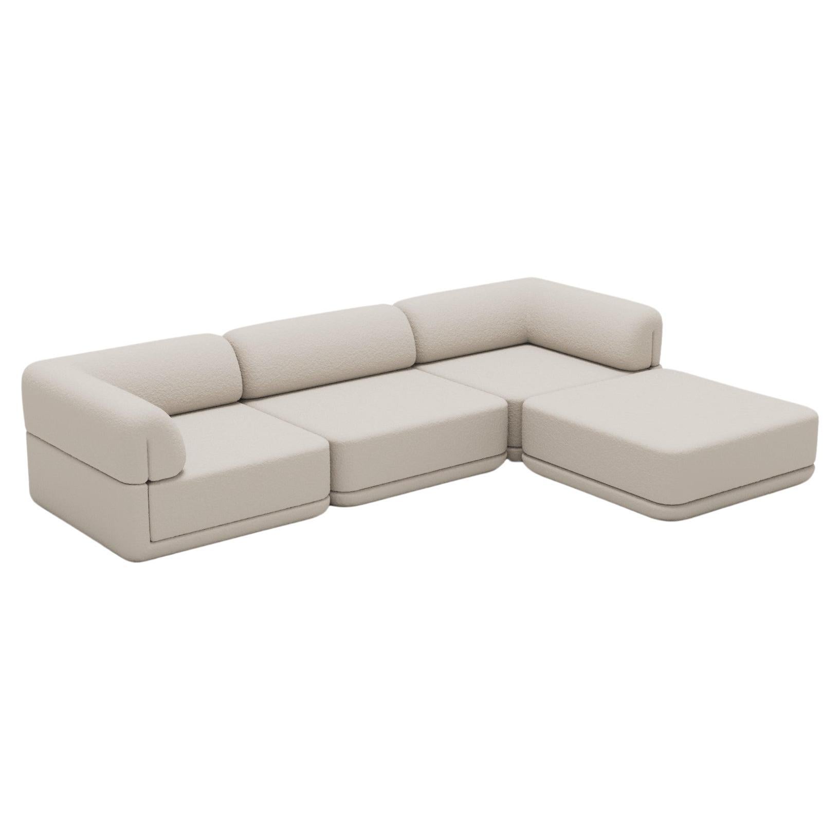 The Cube Sofa - Sofa Lounge with Ottoman For Sale