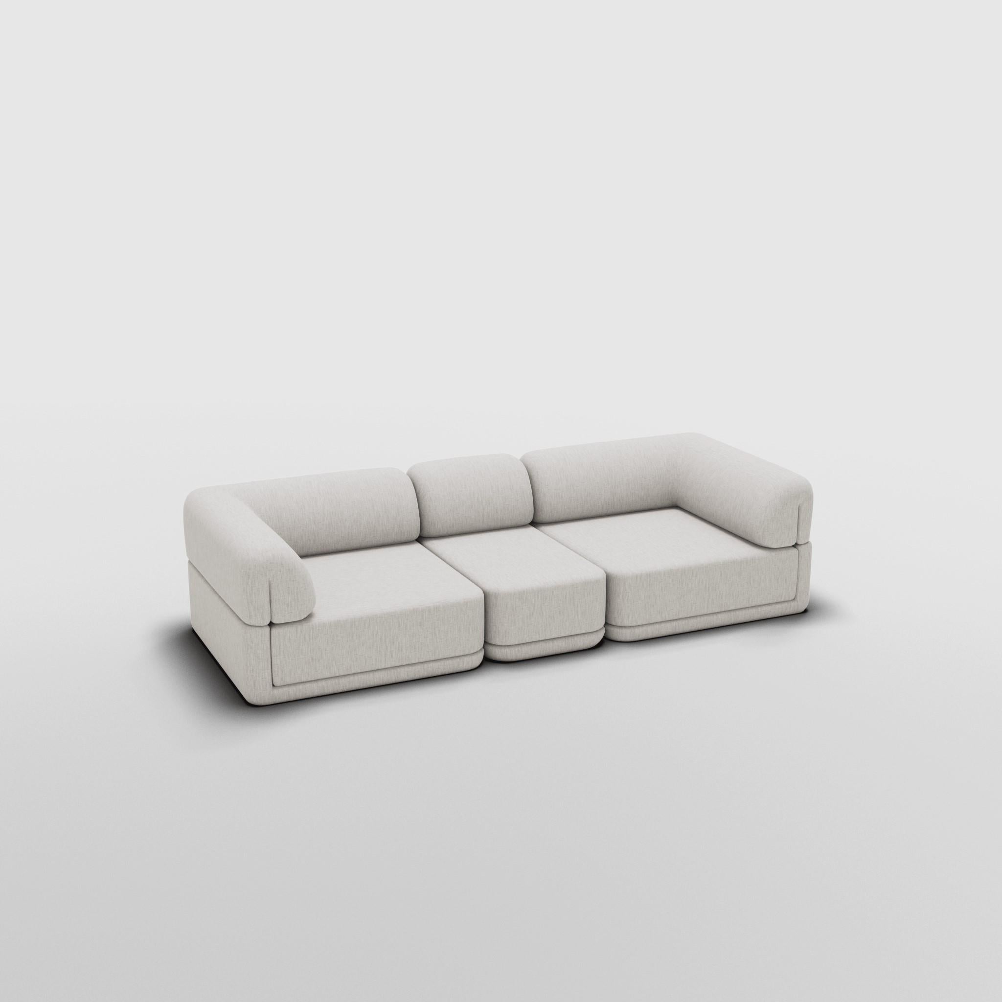 Mid-Century Modern The Cube Sofa Slim Set en vente
