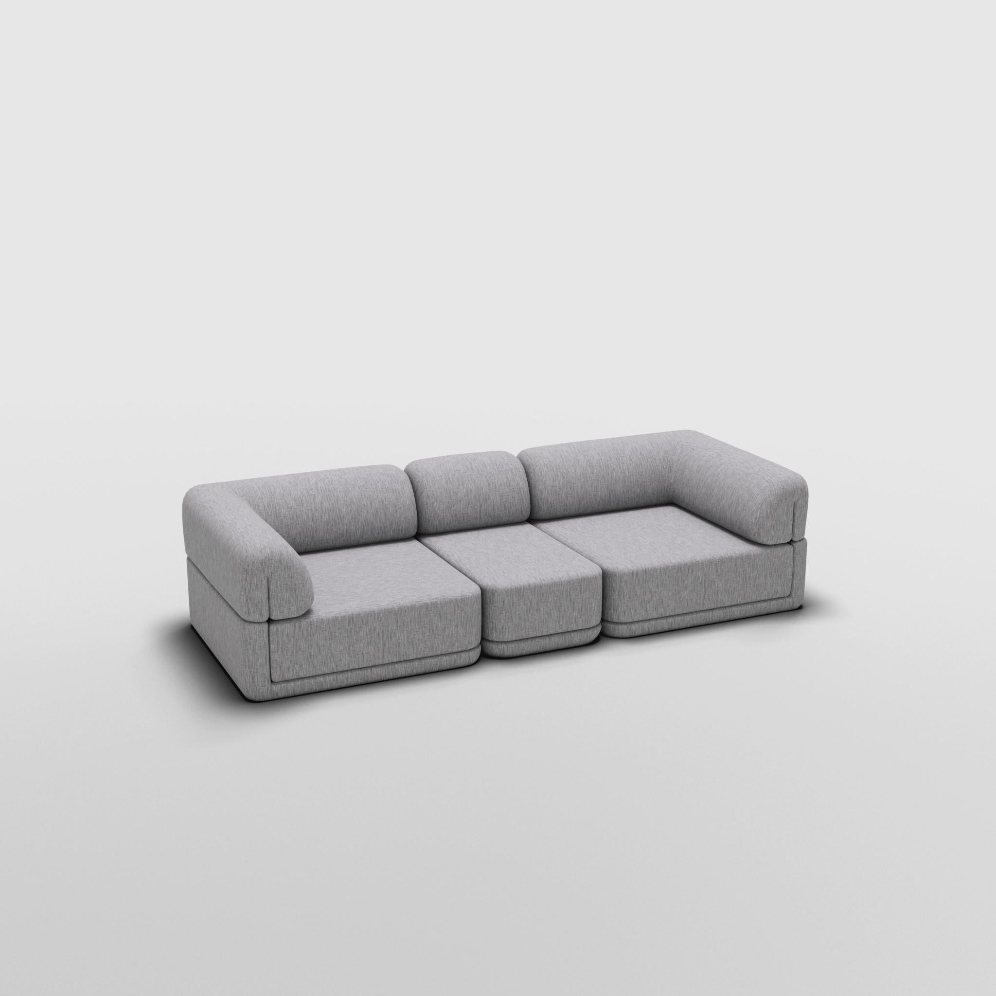 Das Würfel-Sofa – Sofa, schlank, Set (Bouclé) im Angebot