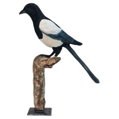 The Curious Magpie: Papier-Mâché Folk Art Sculpture