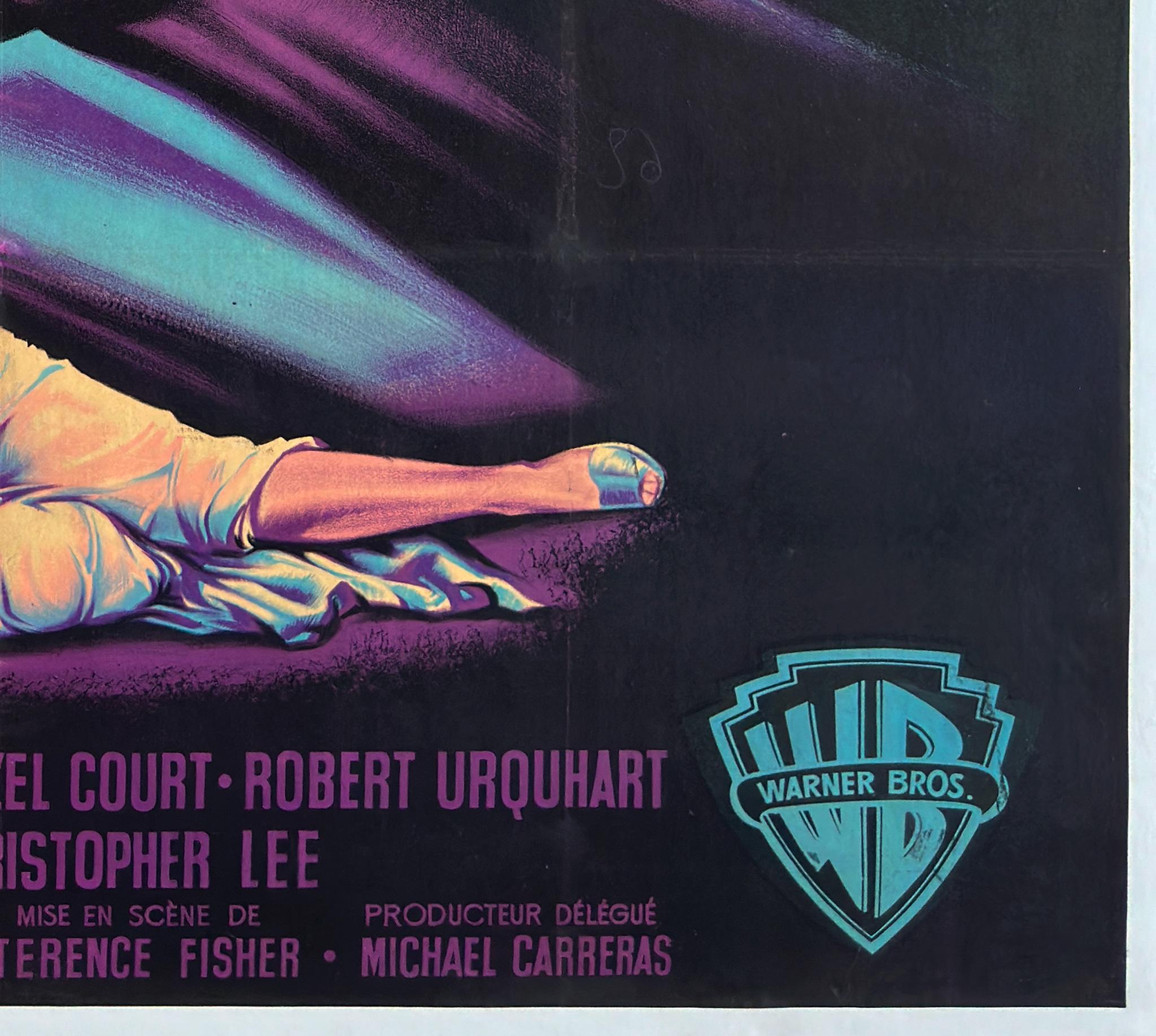 THE CURSE OF FRANKENSTEIN 1957 French Grande Film Movie Poster, JEAN MASCII For Sale 3