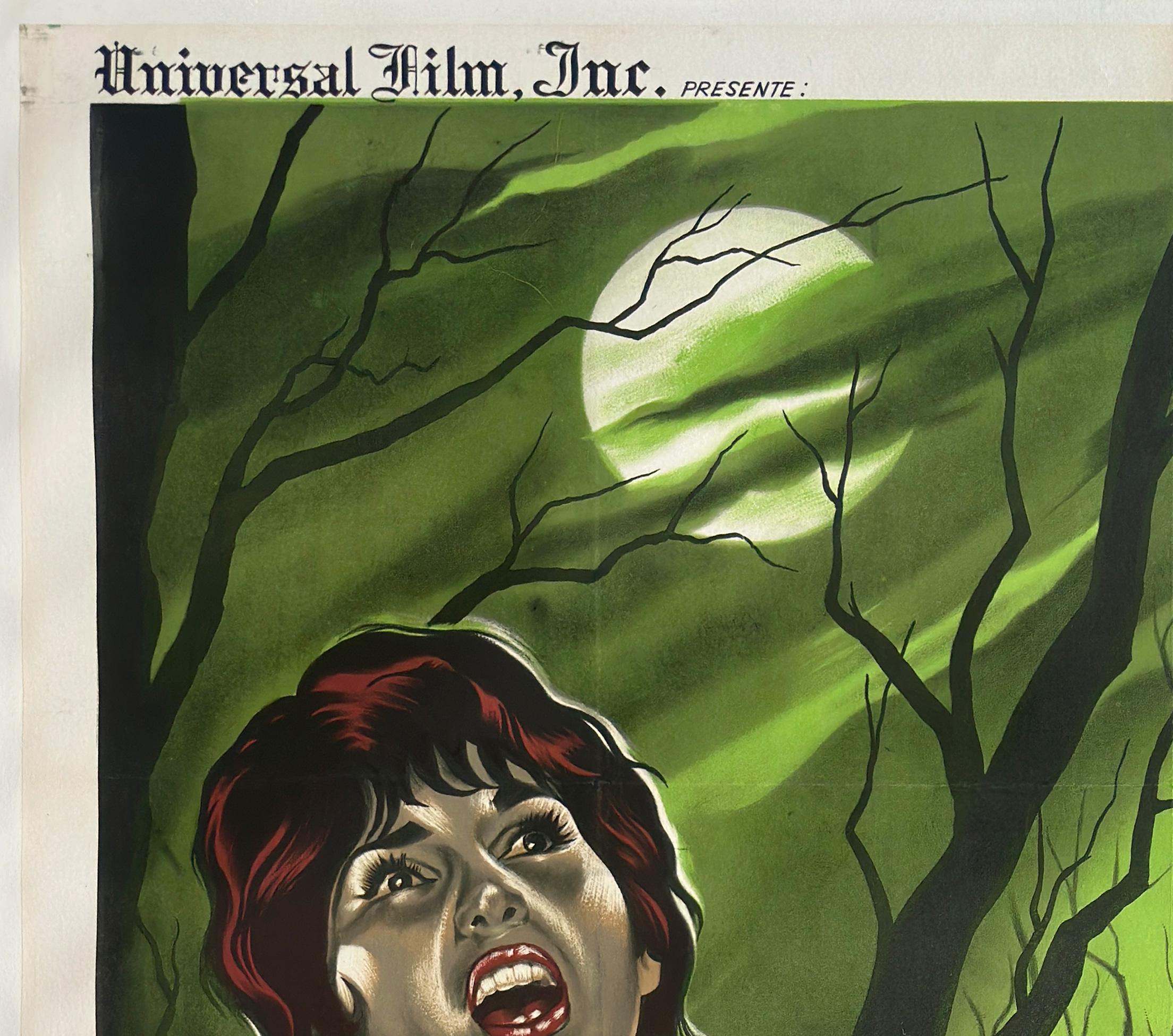 „The Curse of the Werewolf“, Französisches Grande-Filmplakat, Guy Gerard Noel, 1961 im Zustand „Gut“ im Angebot in Bath, Somerset