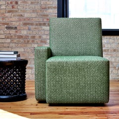 Modern Green Brazo Armchair Gil Melott Bespoke