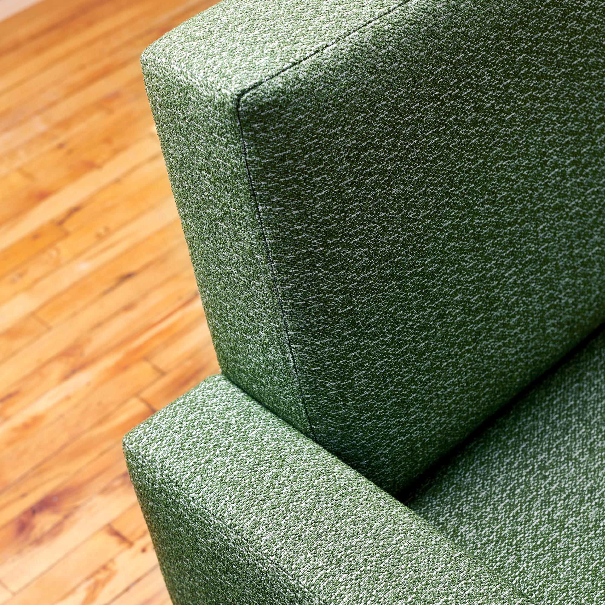 Modern Green Brazo Armchair Gil Melott Bespoke In New Condition For Sale In Chicago, IL