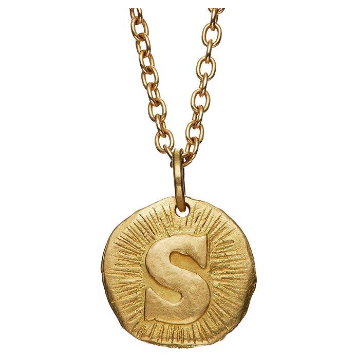 La pièce de monnaie d'abondance, pendentif amulette personnalisé en or extrait de 18 carats en vente