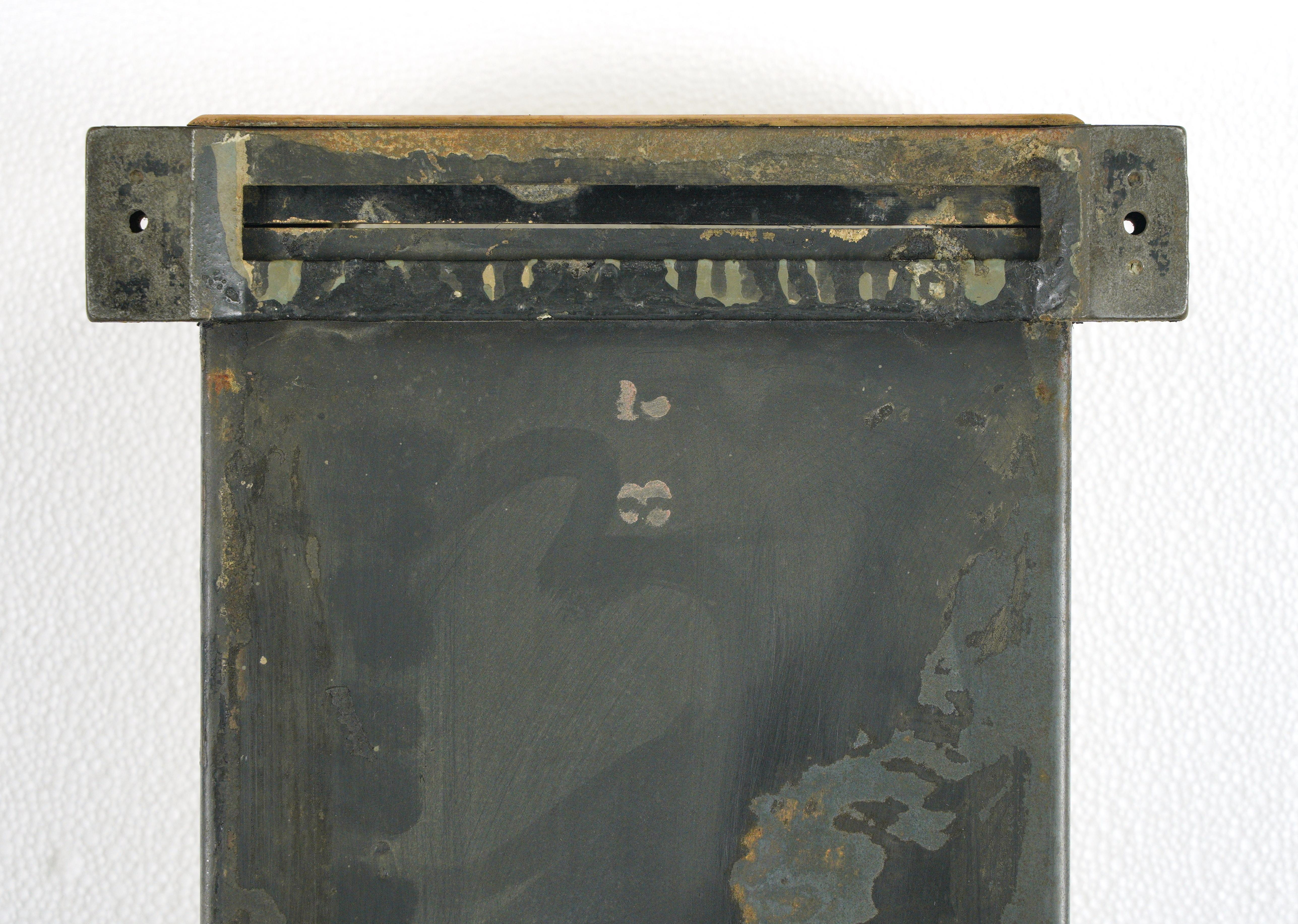 The Cutler Manufacturing Co. Steel & Brass Mail Chute 8