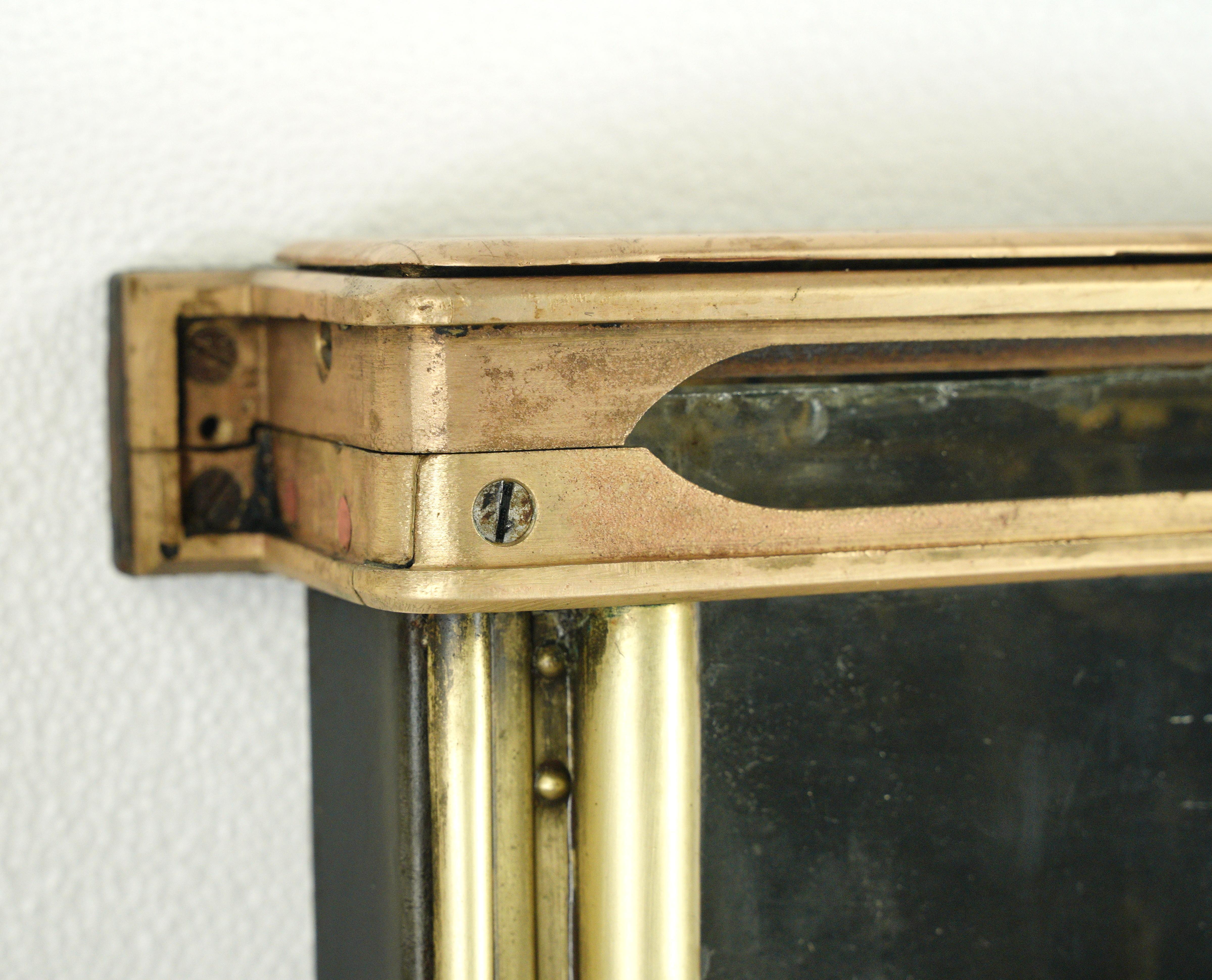 American The Cutler Manufacturing Co. Steel & Brass Mail Chute