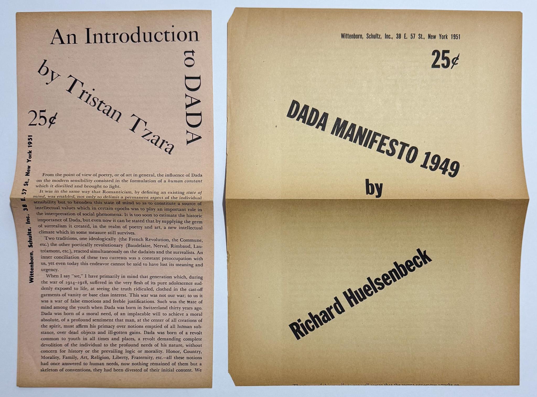 The Dada Painters and Poets For Sale 1