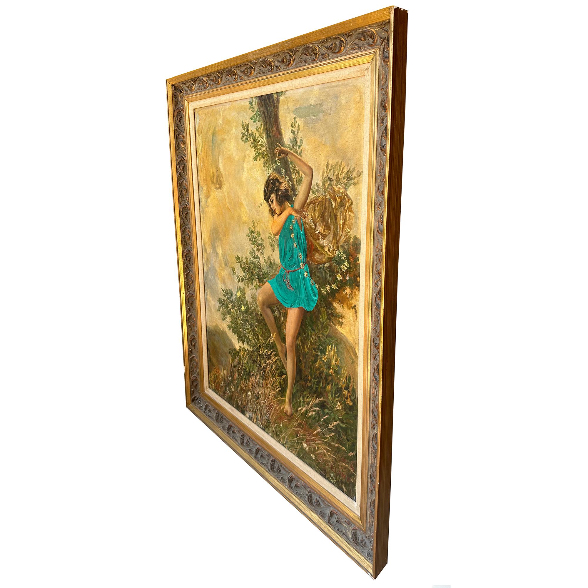 „Die Gänseblümchenkette“ John Shenton Eland (1872-1933) (Art nouveau) im Angebot