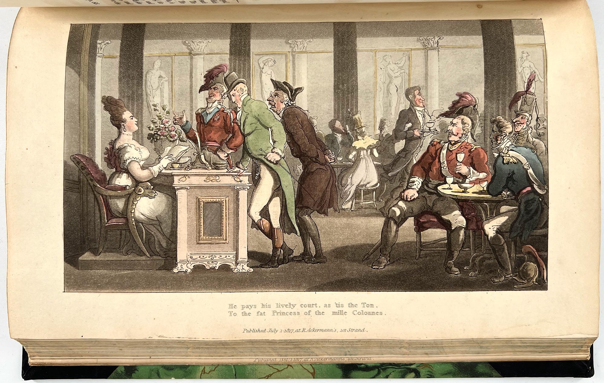 La danza della vita, un poema; di Wm. Combe, Th. Rowlandson illustra. - PRIMA edizione. in vendita 4