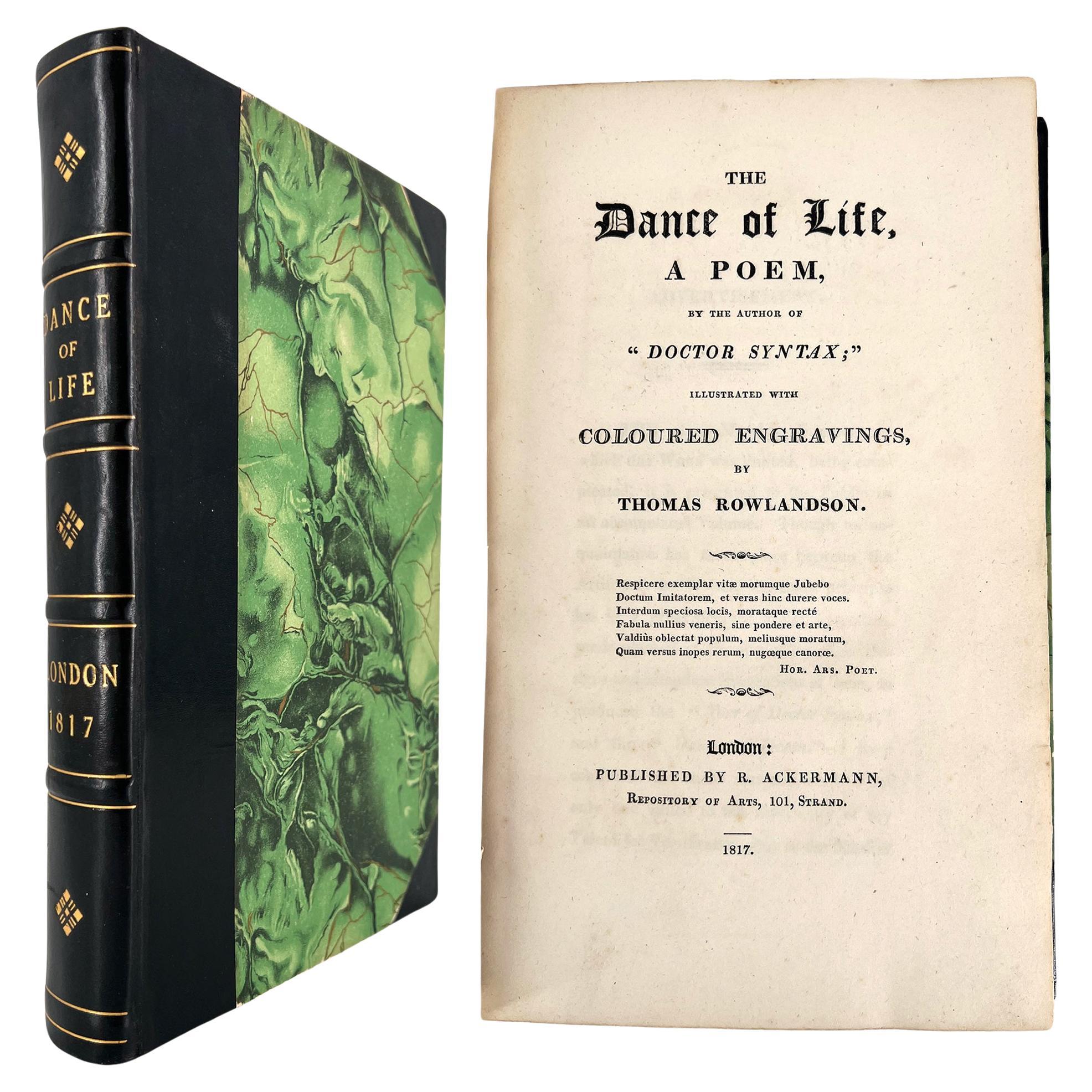 The Dance of Life a Poem; by Wm. Combe, Th. Rowlandson illustr. - FIRST ed. For Sale
