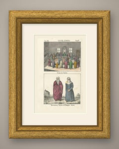 The Dance of the Kadri Dervishes and Two Veiled Women, 1842