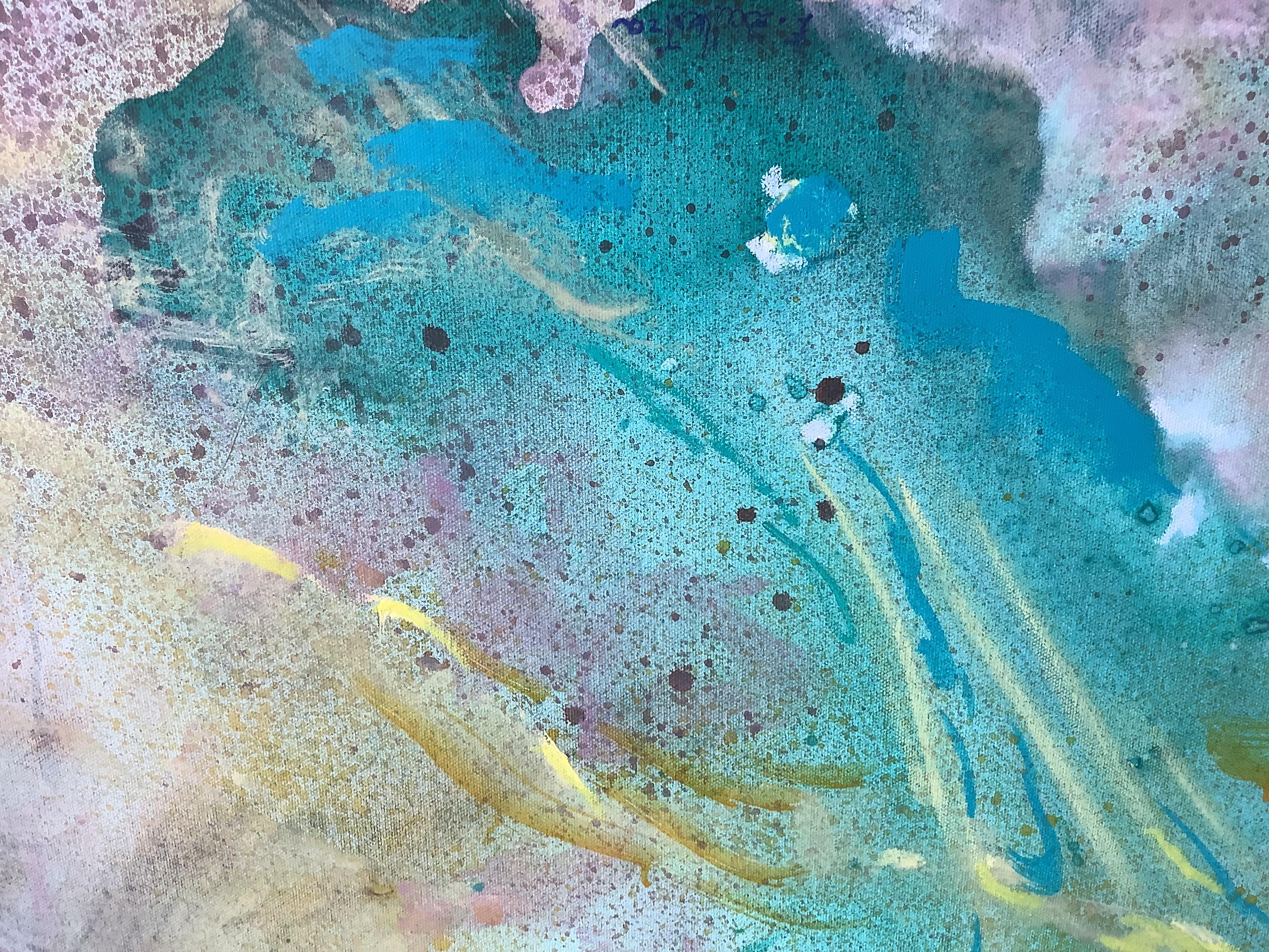 Un pezzo unico olio su tela dell'artista francese Evelyne Ballestra (menzionata e citata su ART PRICE).
Pat della suite sulla 