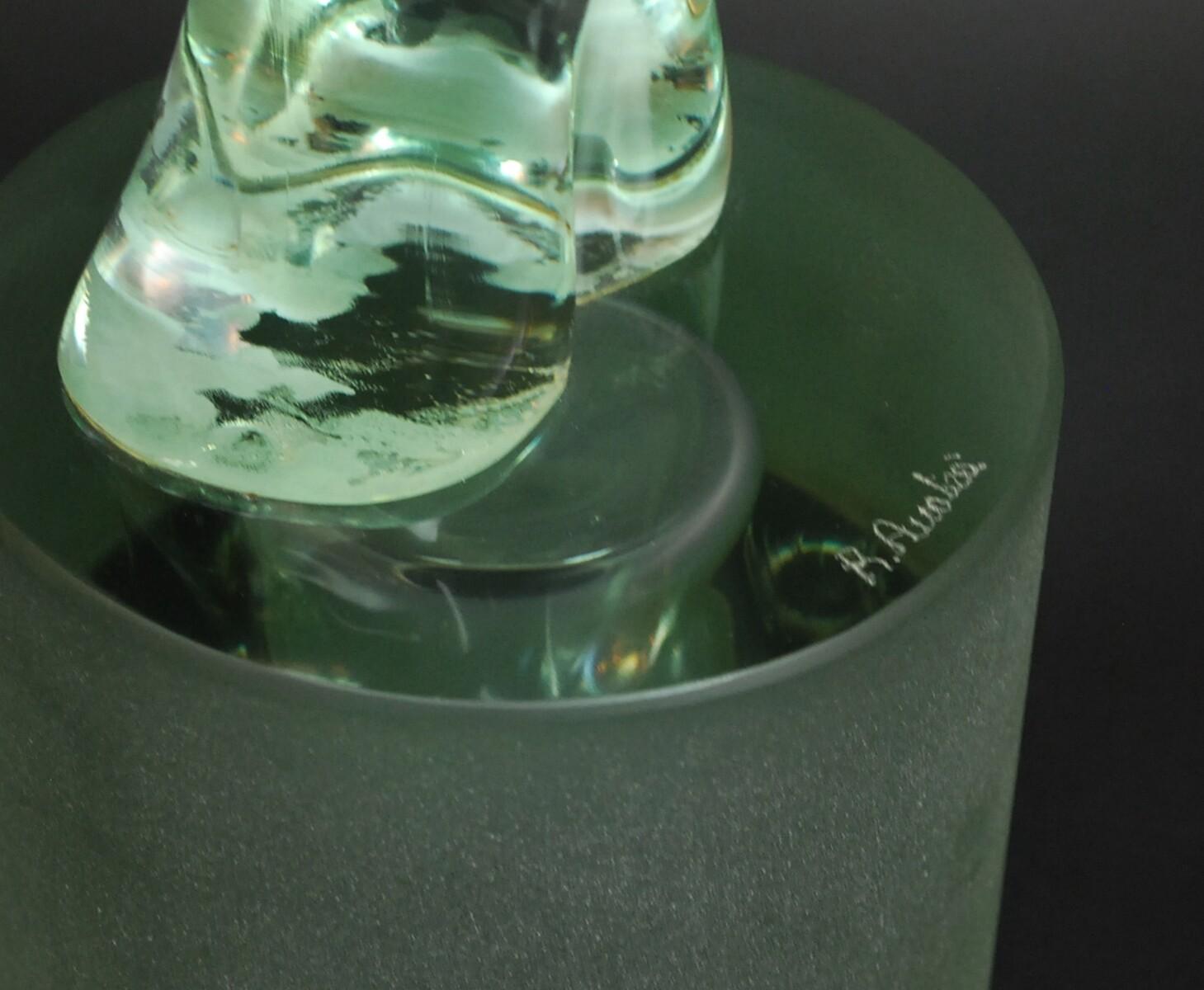 20ième siècle Danseurs, sculpture en verre de Renato Anatra en vente