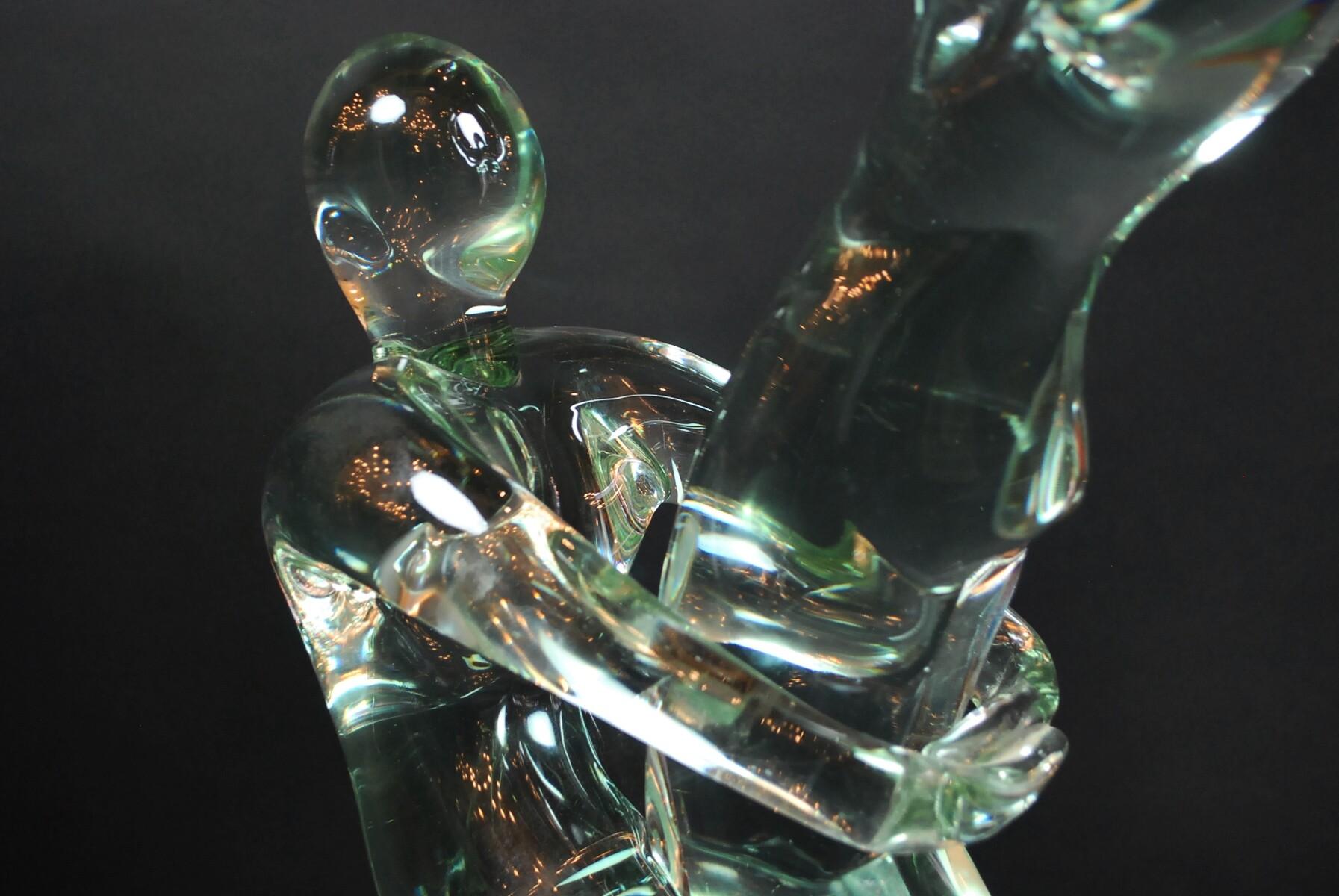Dancers, Glass Sculpture by Renato Anatra For Sale 3