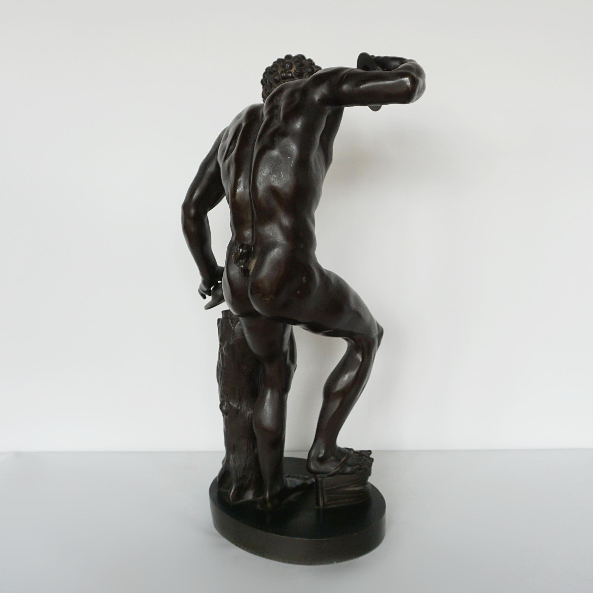 Gran escultura de bronce 