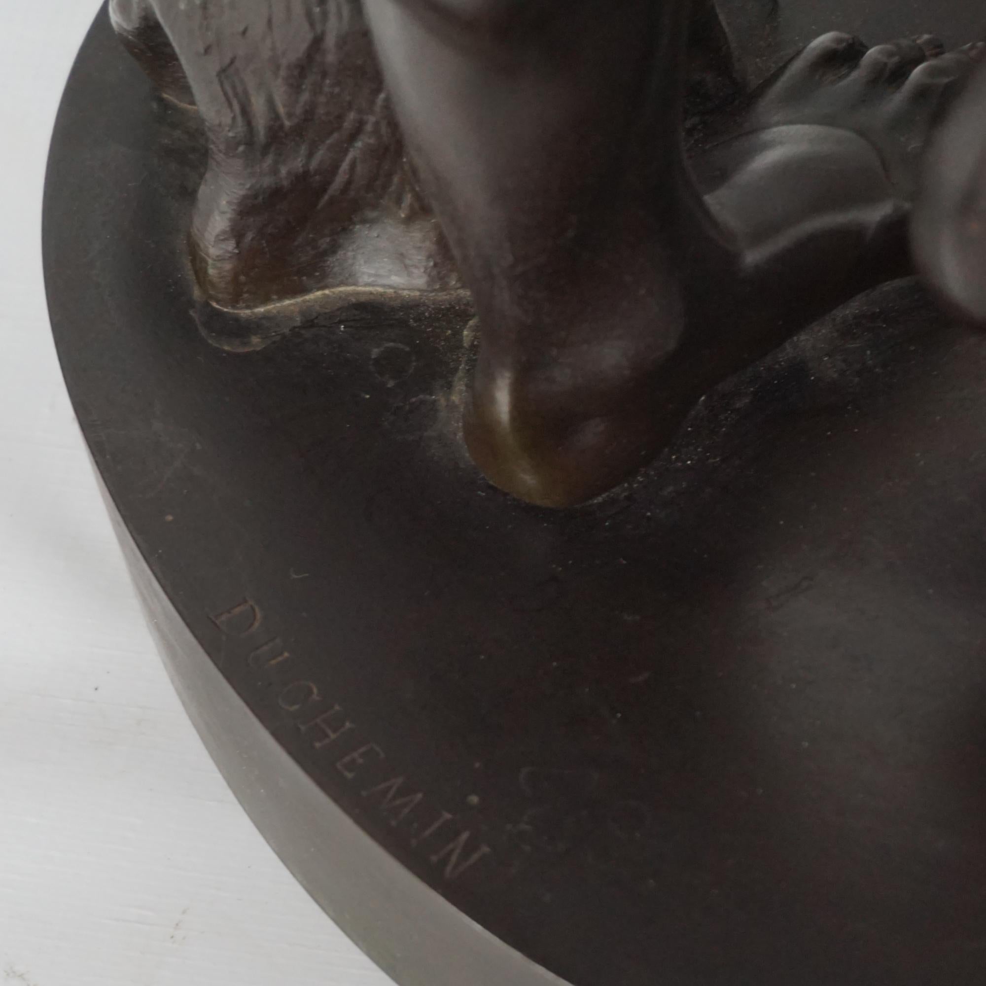 Gran escultura de bronce 