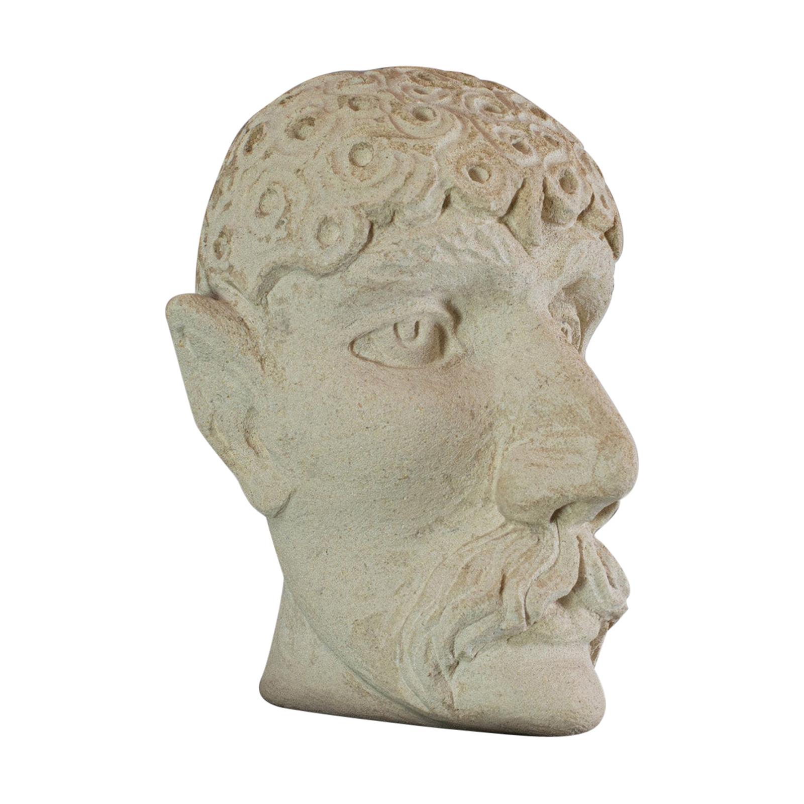 The Dandy, Sculpture, Artwork, Dominic Hurley, English, Bath Stone, Figure, Bust