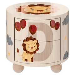 The Daring Nightstand – Handcrafted Marquetry Nightstand