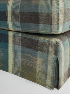 The Dash Ottoman in Paloma Teal by Sister by Studio Ashby