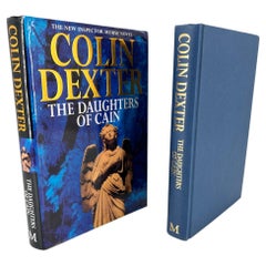 Die Töchter des Kain von Colin Dexter - ERSTE AUSGABE, beschriftet