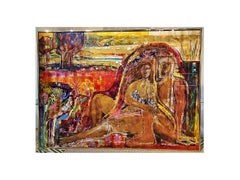 "The Dawn of Adam and Eve" Mixed Media by Helen Webber