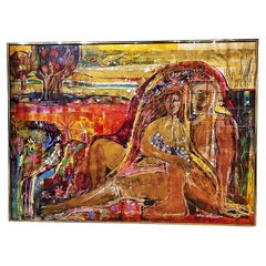 "The Dawn of Adam and Eve" Mixed Media by Helen Webber