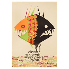 The Day the Fish Came Out 1967 Polish A1 Film Poster