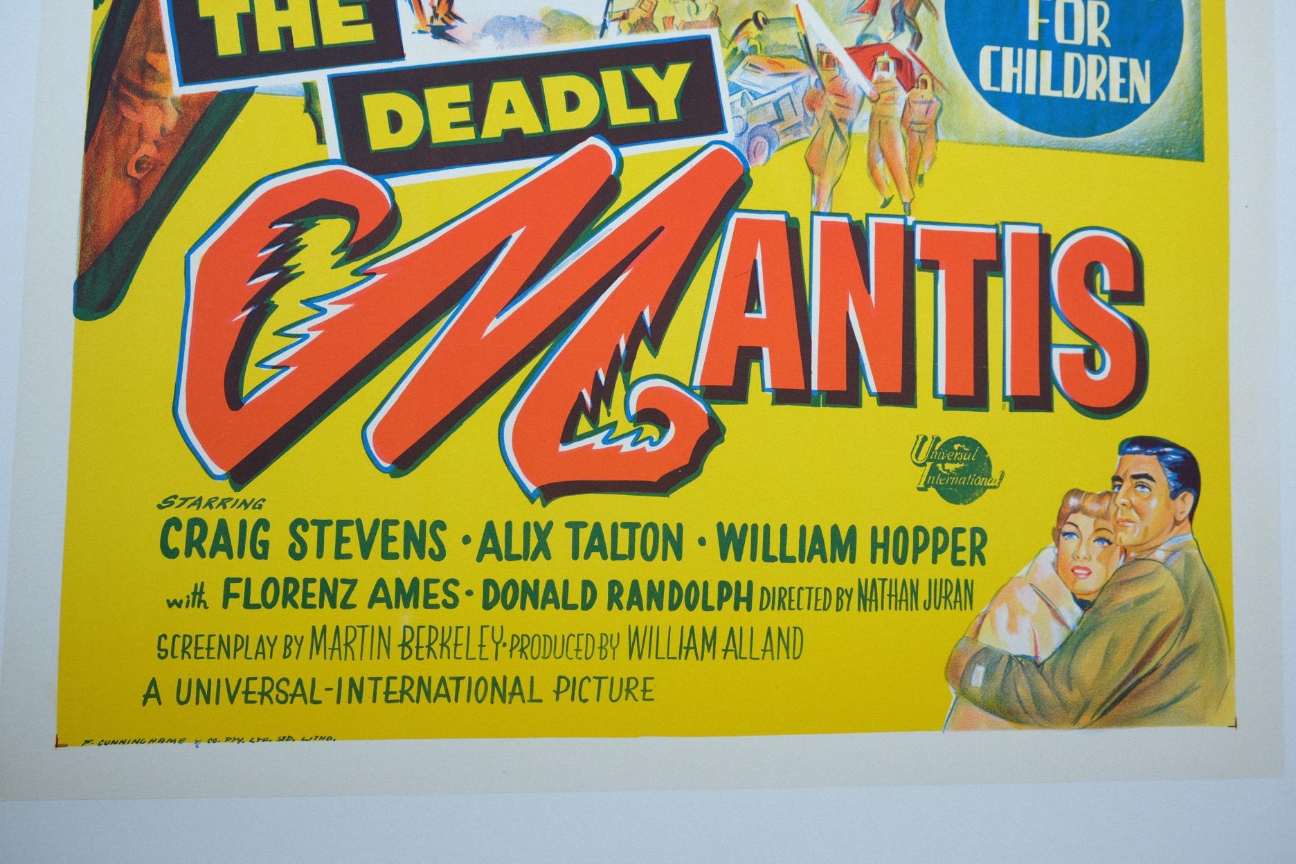 the deadly mantis poster