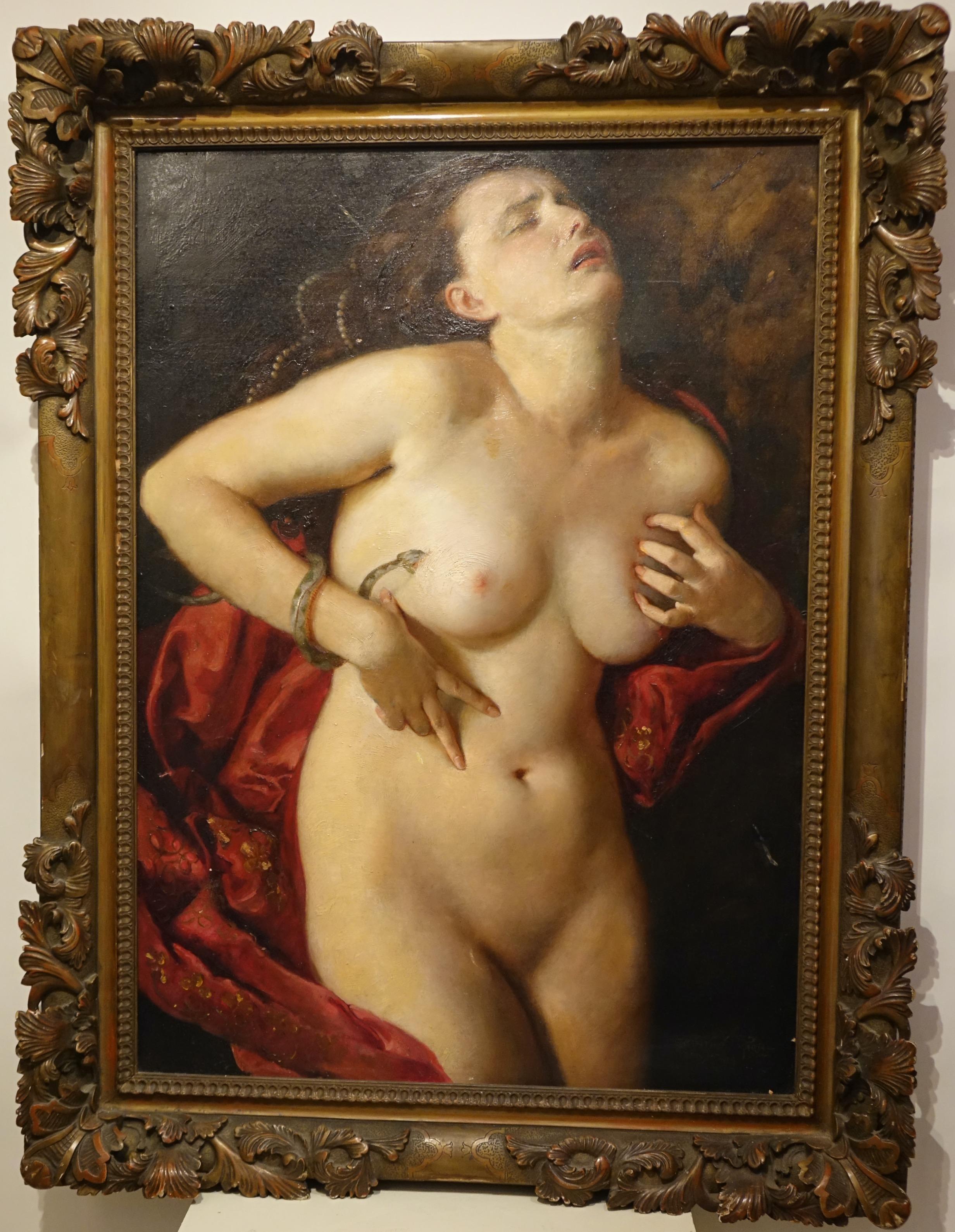 Ungherese La morte di Cleopatra, Maria Szantho, 1928 in vendita