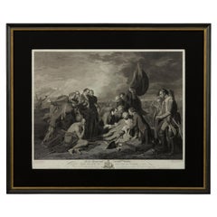 "The Death of General Wolfe" Engraving by William Woollett, after Benjamin West