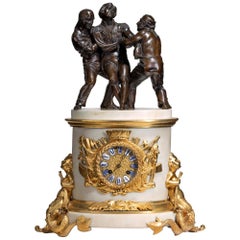 'The Death of Nelson’ Commemorative Striking Mantelpiece Clock
