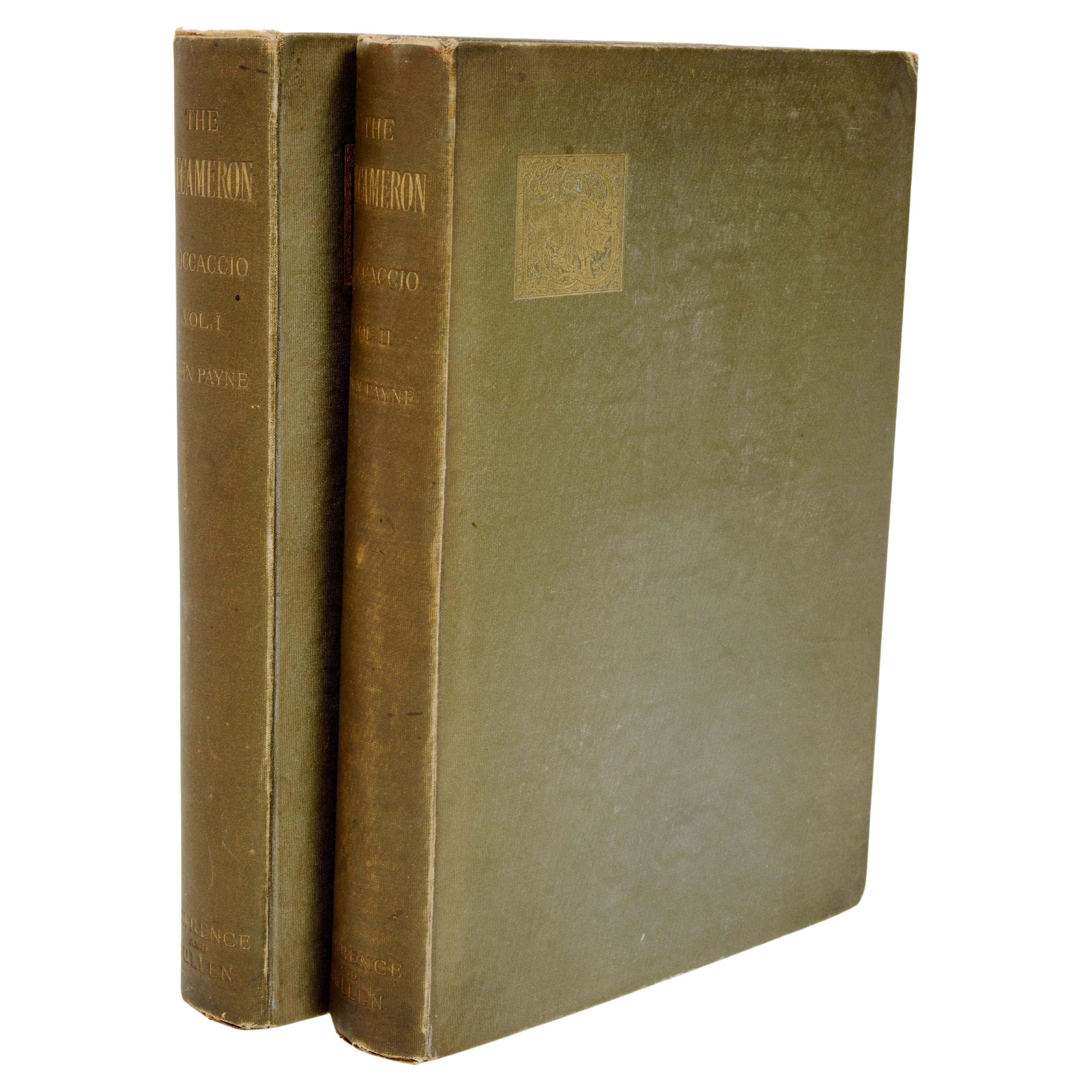 Decameron of Boccaccio, 2 Volumes, Numéroté Édition Limitée n°483/1000 en vente