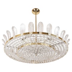 The Decazes II Pendant in Polished Brass by David Duncan Studio