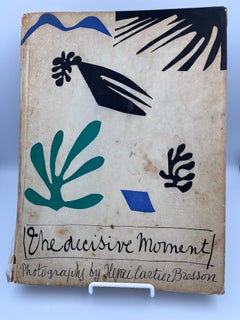 El Momento Decisivo 1ª Edición 1952 Henri Cartier-Bresson Portada Henri Matisse