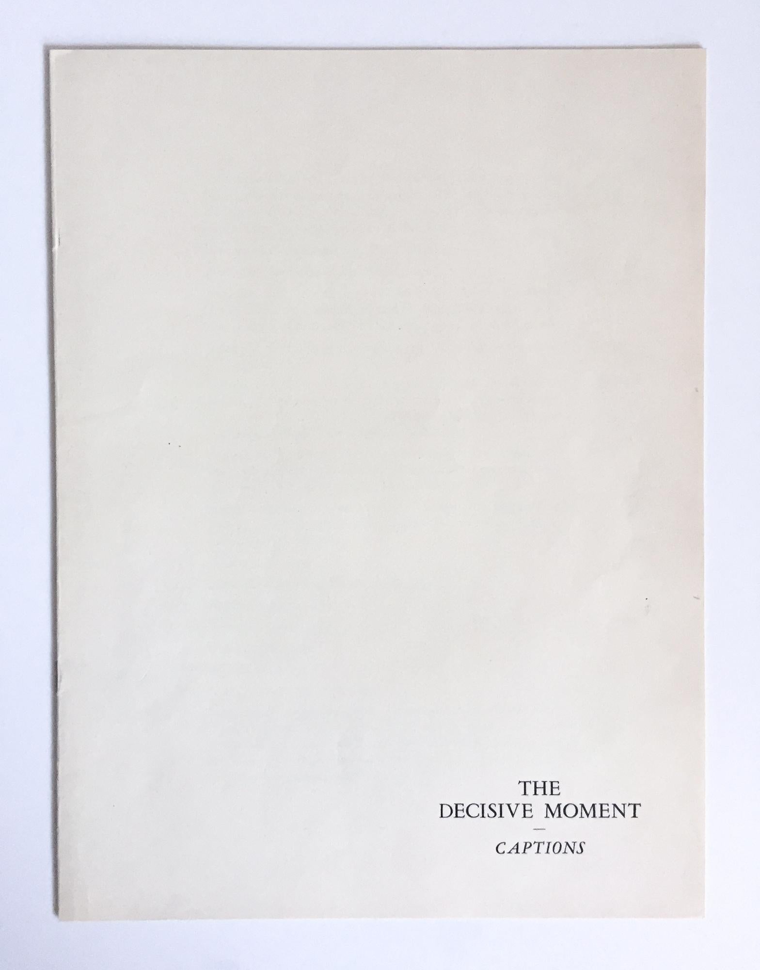 « Le moment décisif » « Signé par Henri Cartier-Bresson » en vente 3