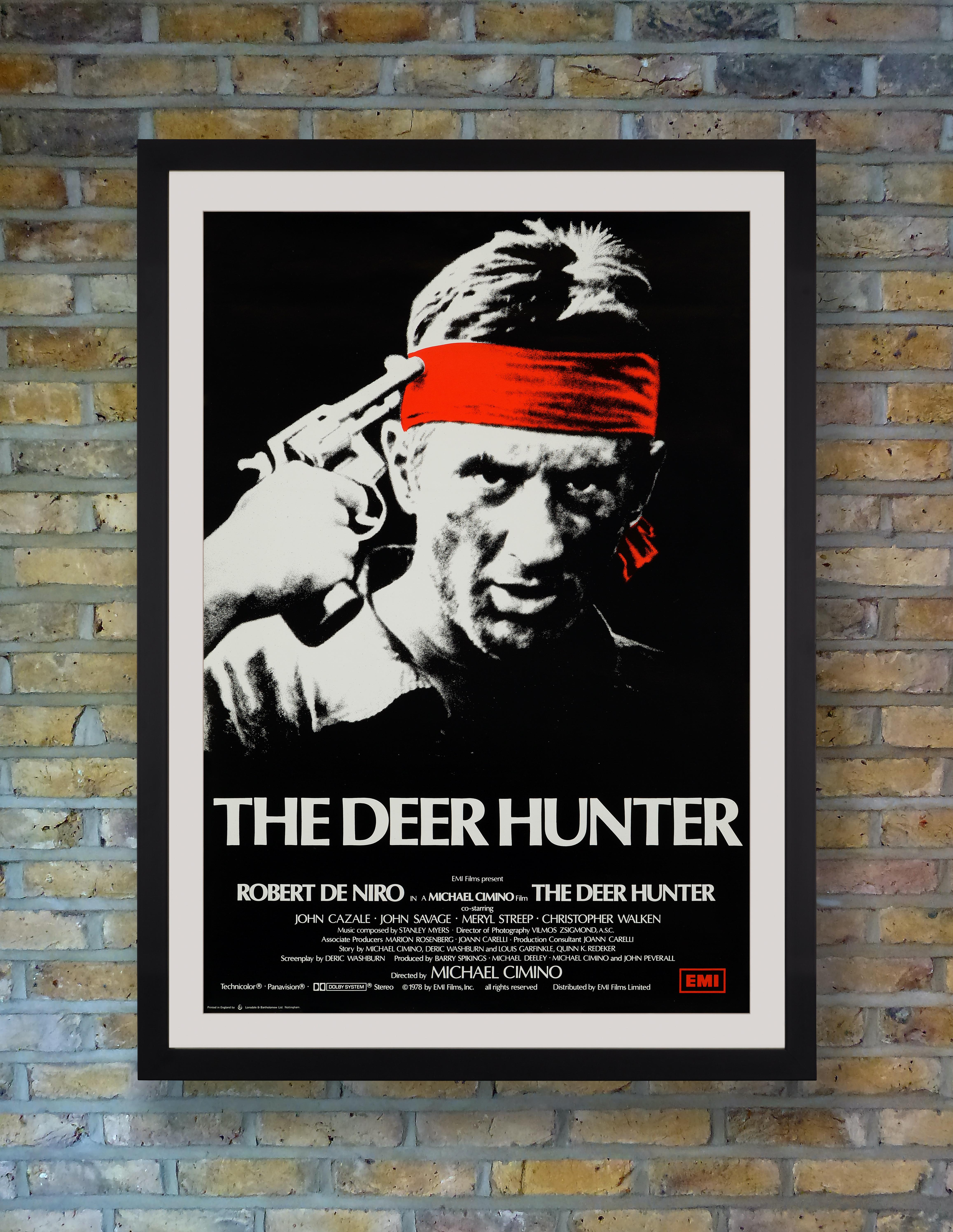 Post-Modern 'The Deer Hunter' Original Vintage British One Sheet Movie Poster, 1979