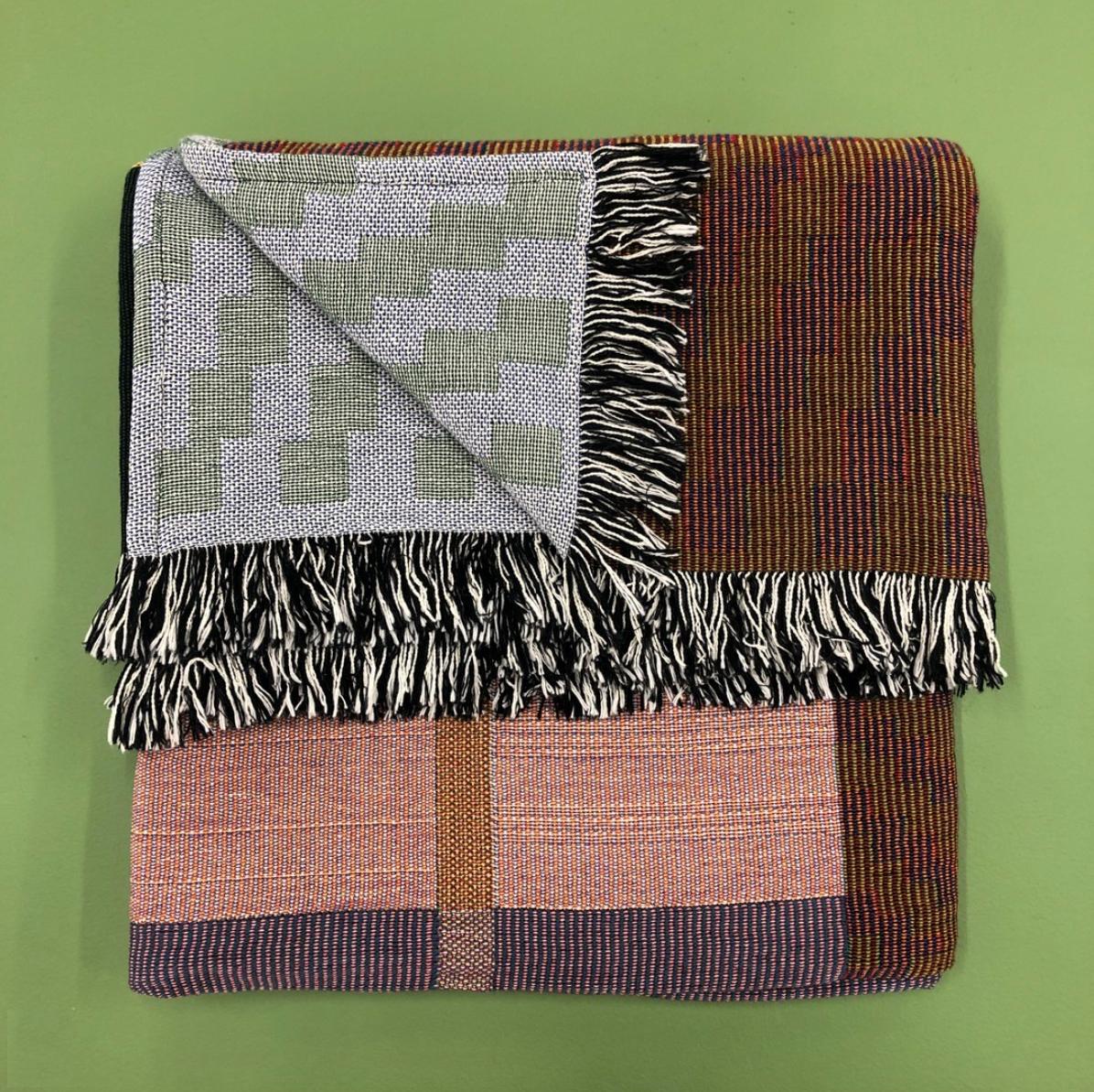 Modern Delia Woven Throw Blanket For Sale