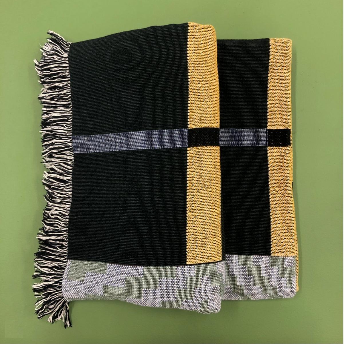 American Delia Woven Throw Blanket For Sale