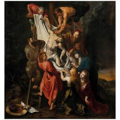 "The Deposition from the Cross" on Panel