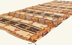 The Desert Benediction: A Vintage Taznakht Moroccan Masterpiece of Tribal Grace
