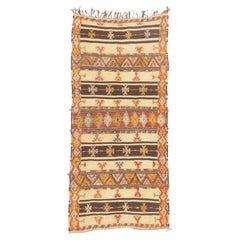 The Desert Benediction: A Vintage Taznakht Moroccan Masterpiece of Tribal Grace
